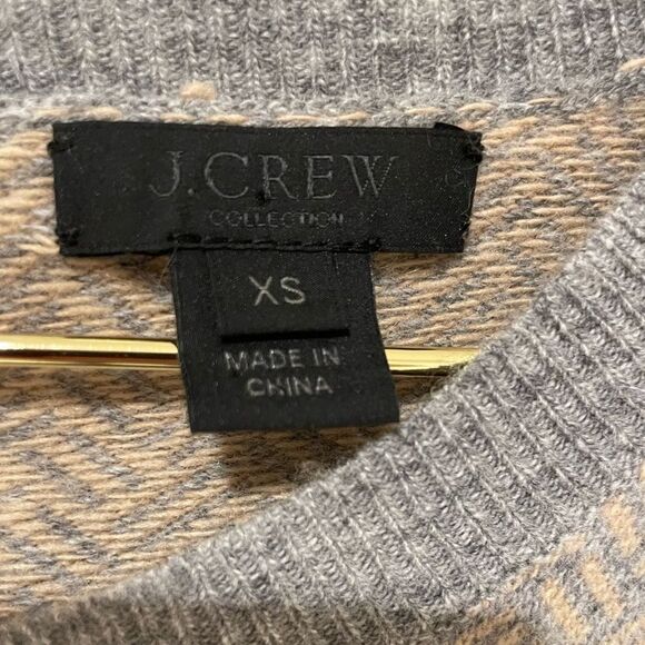 EUC J. Crew Collection Herringbone Floral Sequin Sz. XS - Picture 3 of 6